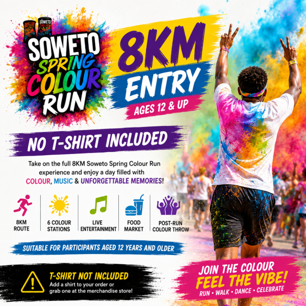8KM Entry – Ages 12 Years & Older